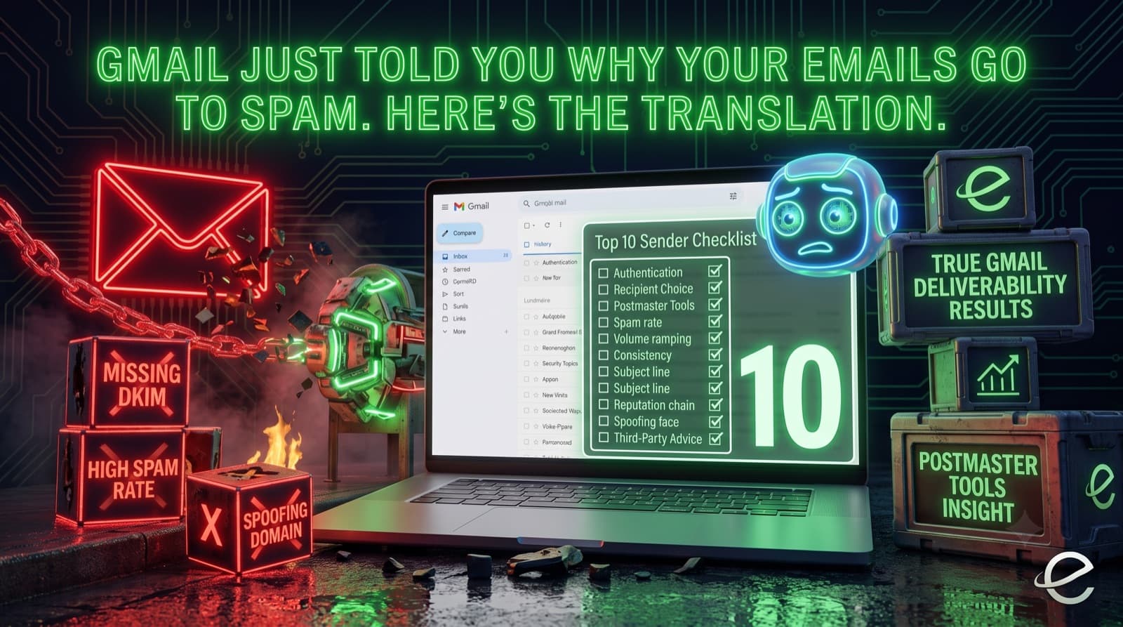 Gmail Just Told You Why Your Emails Go to Spam. Here's the Translation.